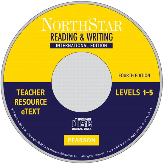 NorthStar 4th Edition Reading and Writing 1 - 5 Teacher´s Resource eText CD ROM