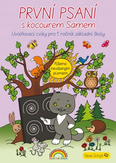 První psaní s kocourem Samem, Čtení s porozuměním NEVÁZANÉ PÍSMO Nova script