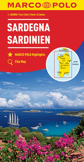 Itálie č.15-Sardinie mapa 1:200T