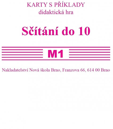 Sada kartiček M1 - sčítání do 10