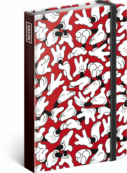 NOTIQUE Notes Mickey, linkovaný, 11 x 16 cm