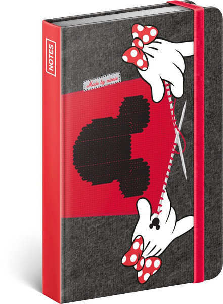 NOTIQUE Notes Minnie, linkovaný, 11 x 16 cm