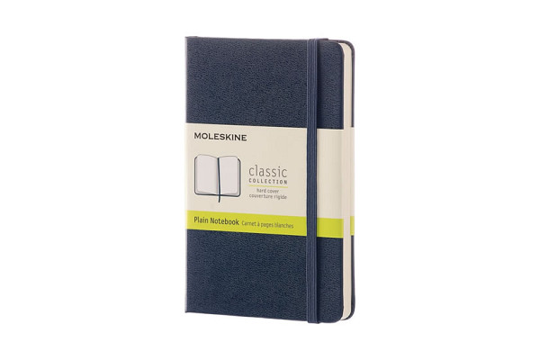 Moleskine Zápisník modrý S, čistý, tvrdý