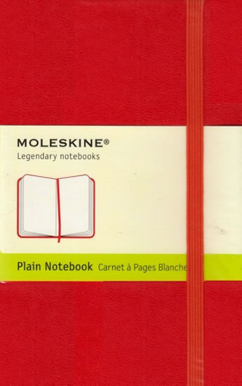 Moleskine Zápisník červený S, čistý, tvrdý