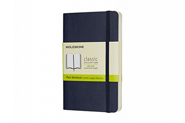 Moleskine Zápisník modrý S, čistý, měkký