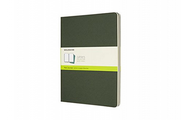 Moleskine Sešity 3 ks zelené XL, čisté