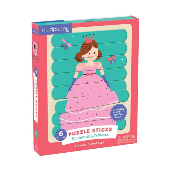 Puzzle Sticks: Tyčinková skládačka: Princezna (24 dílků)