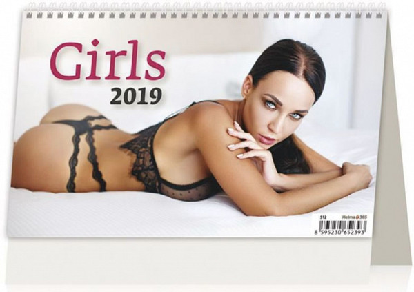 Kalendář stolní 2019 - Girls ČR/SR
