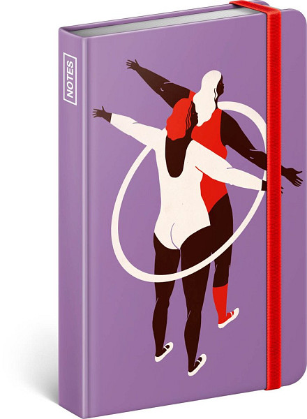 NOTIQUE Notes Tomski & Polanski, linkovaný, 11 x 16 cm