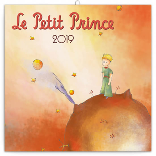 Kalendář poznámkový 2019 - Malý princ, 30 x 30 cm