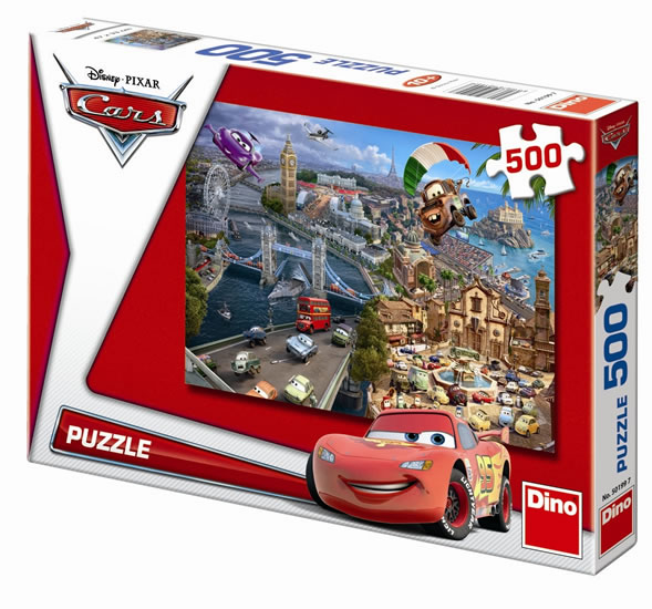 Auta 2: Letem světem - puzzle 500 dílků
