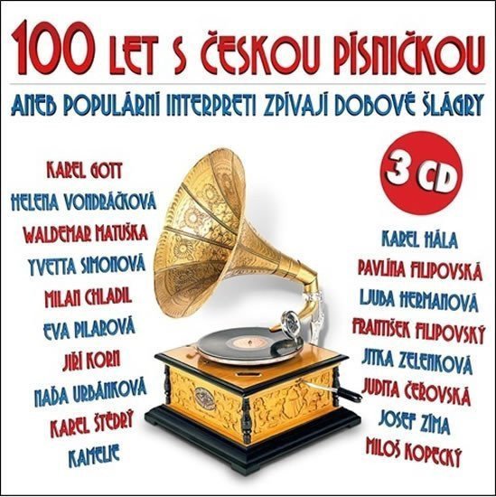 100 let s českou písničkou aneb populární interpreti zpívají dobové šlágry - 3 CD