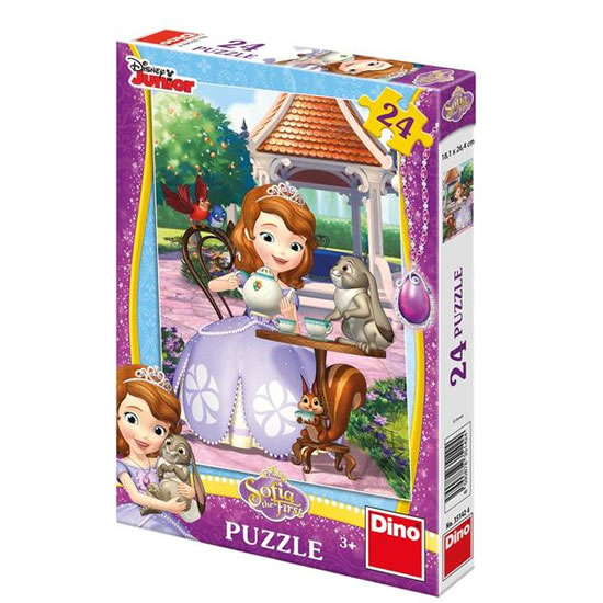 Sofia a zvířátka - puzzle 24 dílků