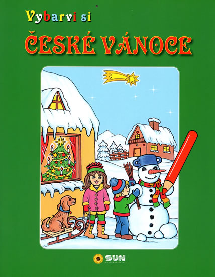 České vánoce - Vybarvi si