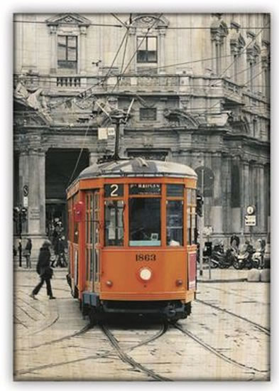 Obraz dřevěný: Tram, 340x485