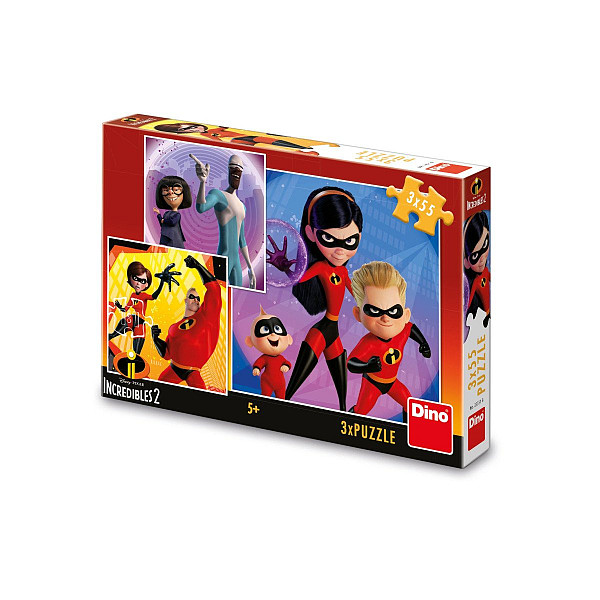 Úžasňákovi 2: puzzle 3x55 dílků