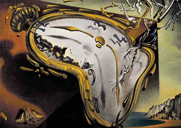 Salvador Dalí: Rozteklé hodinky - Puzzle/1500 dílků