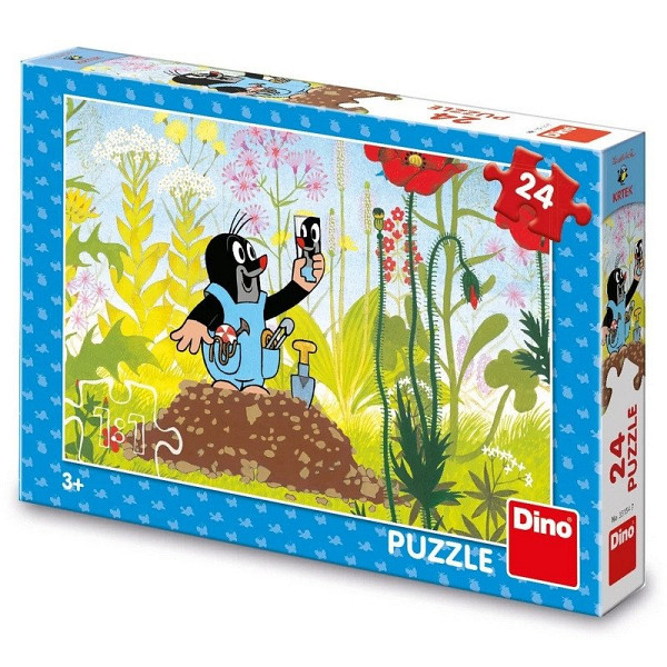 Krtek v kalhotkách: puzzle 24 dílků