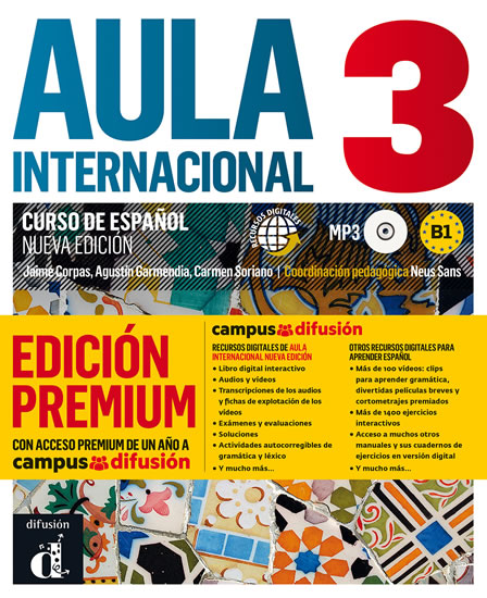 Aula internacional Nueva edición 3 (B1) - Premium – Libro del alumno + CD