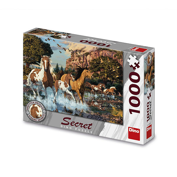 Koně: secret collection puzzle 1000 dílků
