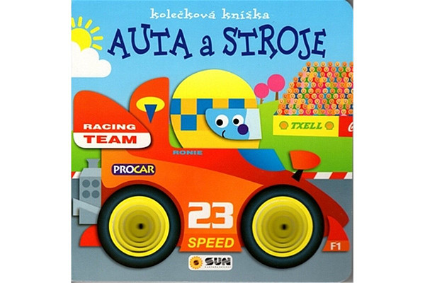 Auta a stroje - kolečková knížka - leporelo