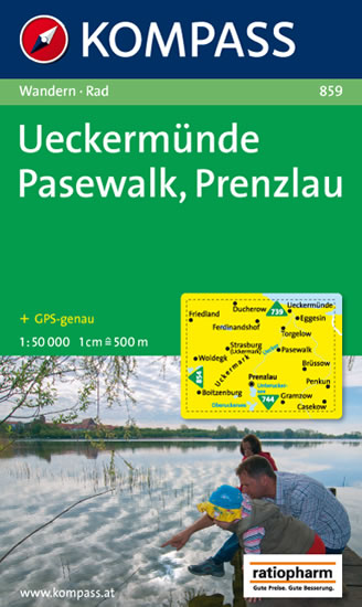 Ueckermünde,Pasewalk,Prenzlau 859 / 1:50T NKOM