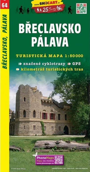 064 Břeclavsko-Pálava / Turistická mapa SHOCart 1:50T