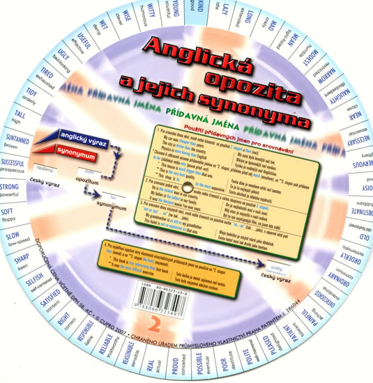 Anglická opozita a jejich synonyma - přídavná jména