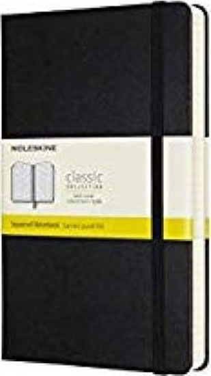 Moleskine Zápisník Expanded černý L, tvrdý čtverečkovaný