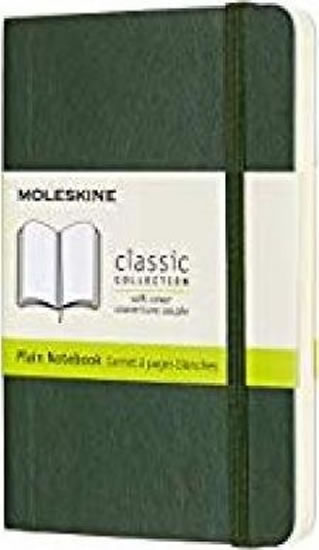 Moleskine Zápisník zelený S, čistý, měkký