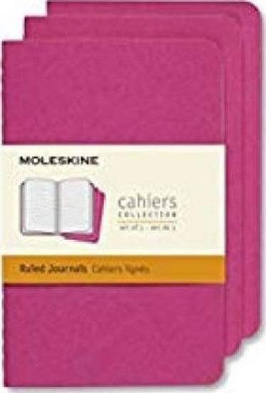 Moleskine Sešity 3 ks růžové L, linkované