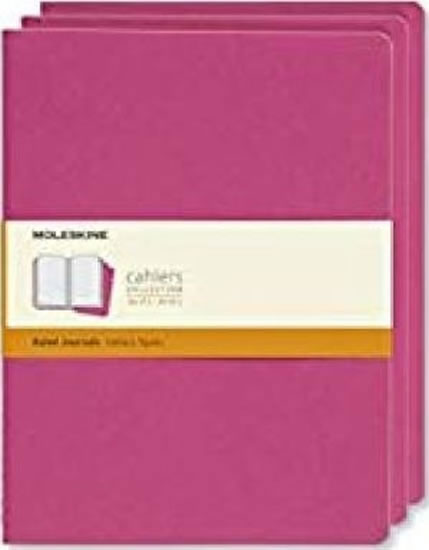 Moleskine Sešity 3 ks růžové XL, linkované