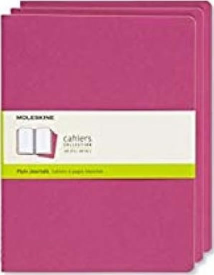 Moleskine Sešity 3 ks růžové XL, čisté