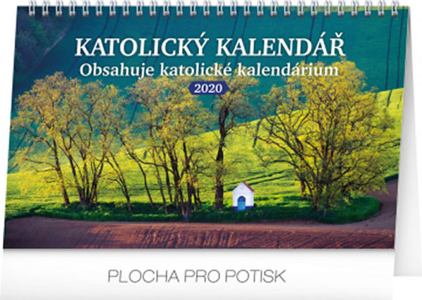 Kalendář stolní 2020 - Katolický, 23,1 × 14,5 cm