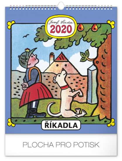 Kalendář nástěnný 2020 - Josef Lada – Říkadla, 30 × 34 cm