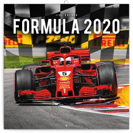 Kalendář poznámkový 2020 - Formule – Jiří Křenek, 30 × 30 cm