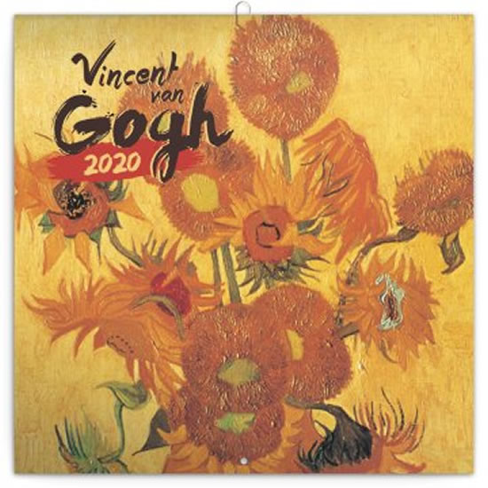 Kalendář poznámkový 2020 - Vincent van Gogh, 30 × 30 cm