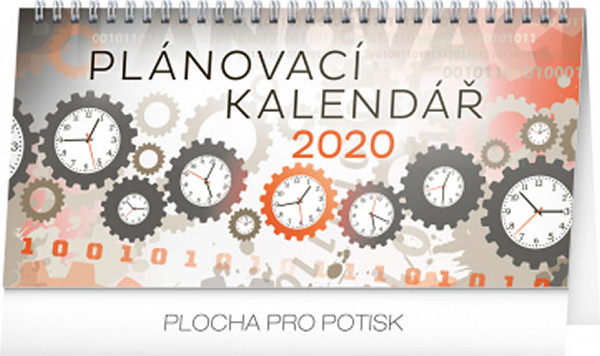 Kalendář stolní 2020 - Plánovací, 25 × 12,5 cm