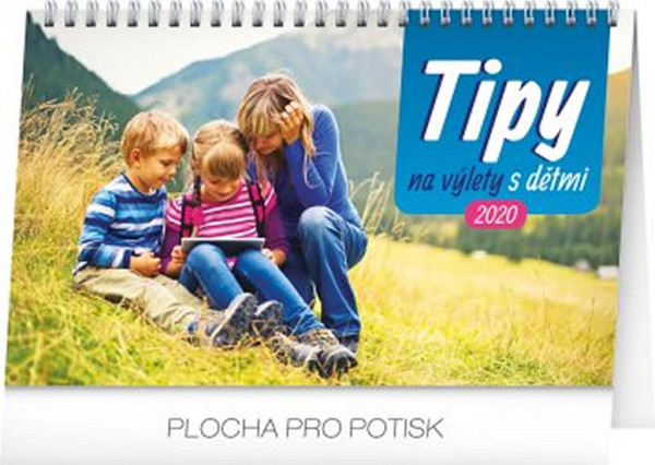 Kalendář stolní 2020 - Tipy na výlety s dětmi, 23,1 × 14,5 cm