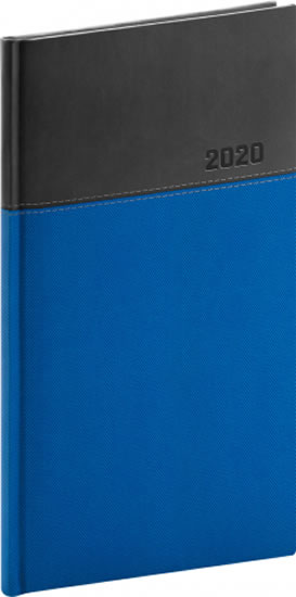 Diář 2020 - Dado - kapesní, modročerný, 9 × 15,5 cm