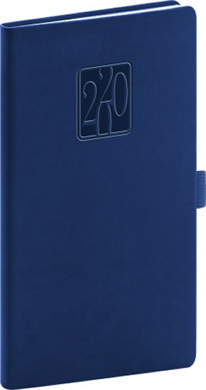 Diář 2020 - Vivella Classic - kapesní, modrý, 9 × 15,5 cm