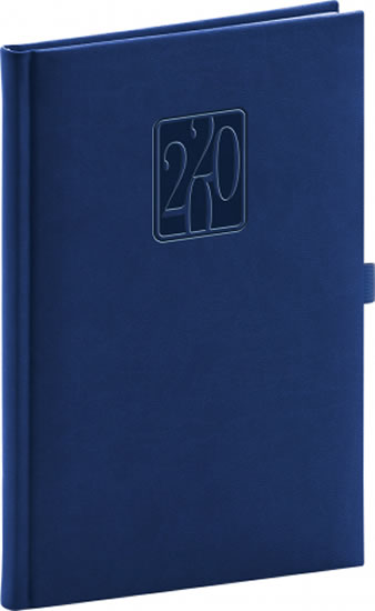 Diář 2020 - Vivella Classic  - týdenní, modrý, 15 × 21 cm