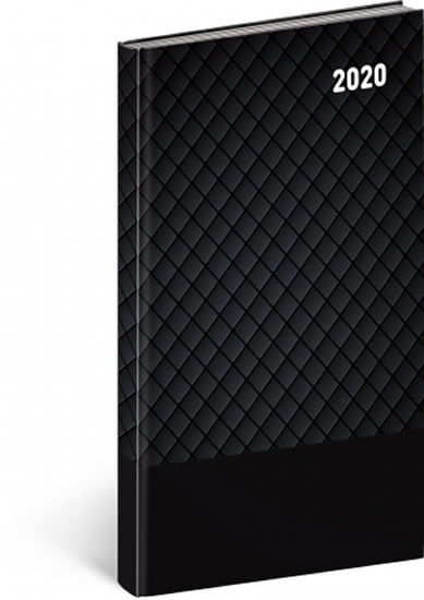 Diář 2020 - Cambio Classic - kapesní, černý, 9 × 15,5 cm