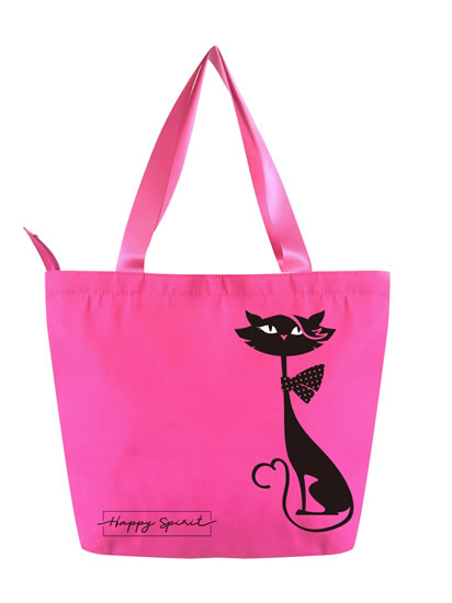 Plátěná taška Kočka - Happy Spirit Design