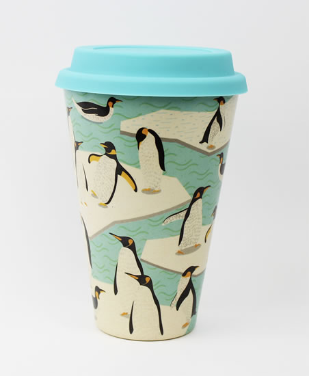 Bambusový kelímek Tučňáci - Bambusové kelímky