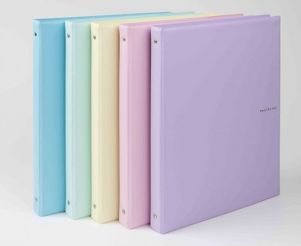 KARIS A4 plast PASTELINI modrá