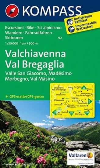 Valchiavenna,Val Bregaglia 92 / 1:50T NKOM