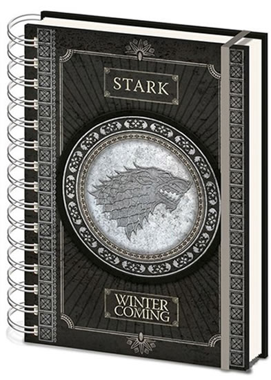 Zápisník Game of Thrones - Stark A5