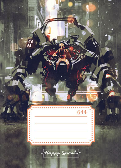 Školní sešit 644 Robot - Sešity