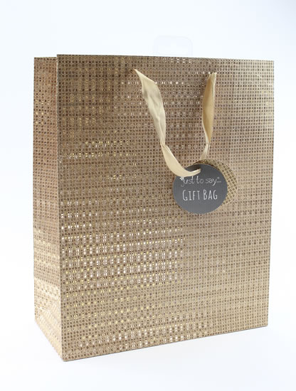 Taška large Glitter bronzová - Dárkové tašky